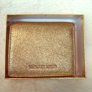 SOLD Gold Micheal Kors Wallet